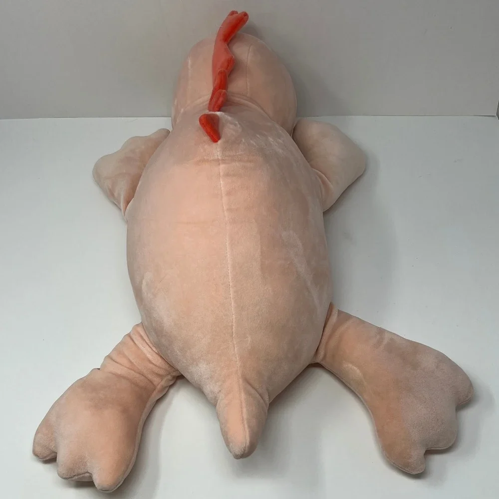 Pillowfort Pink Dino Weighted Plush 24 Inch Sensory Throw Pillow Stuffed Animal